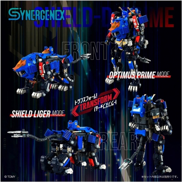 Shield-D-Prime Synergenex Series | Zoids x Diaclone | Transformers T-Spark