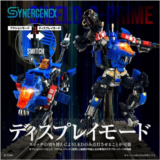 Shield-D-Prime Synergenex Series | Zoids x Diaclone | Transformers T-Spark