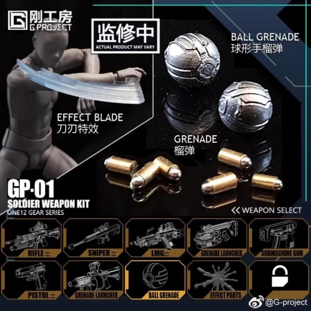 GP-01 Soldier Weapon Kit | G-Project | Upgrade Kit
