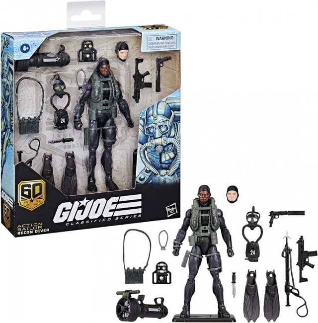 Recon Diver 6-Inch Scale | G.I. Joe Classified Series 60th Anniversary Action Sailor