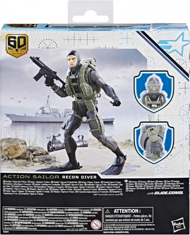 Recon Diver 6-Inch Scale | G.I. Joe Classified Series 60th Anniversary Action Sailor