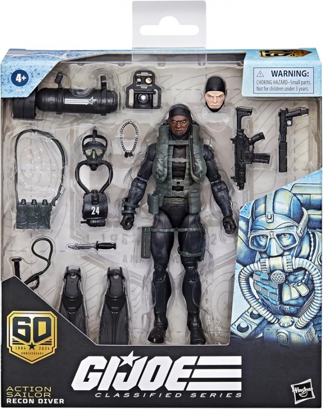 Recon Diver 6-Inch Scale | G.I. Joe Classified Series 60th Anniversary Action Sailor