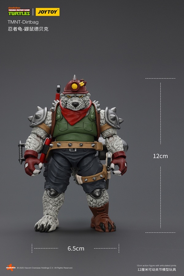 Dirtbag 1/18 Scale | Teenage Mutant Ninja Turtles | Joy Toy
