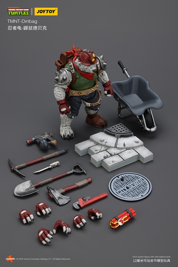 Dirtbag 1/18 Scale | Teenage Mutant Ninja Turtles | Joy Toy
