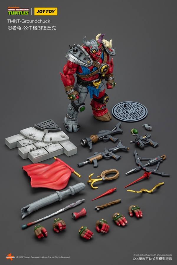 Groundchuck 1/18 Scale | Teenage Mutant Ninja Turtles | Joy Toy