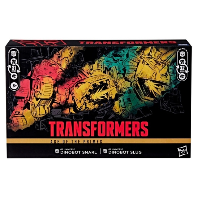 G2 Universe Dinobot Snarl and Dinobot Slug Set of 2 Leader Class | Transformers: Age of the Primes | Hasbro, Takara Tomy