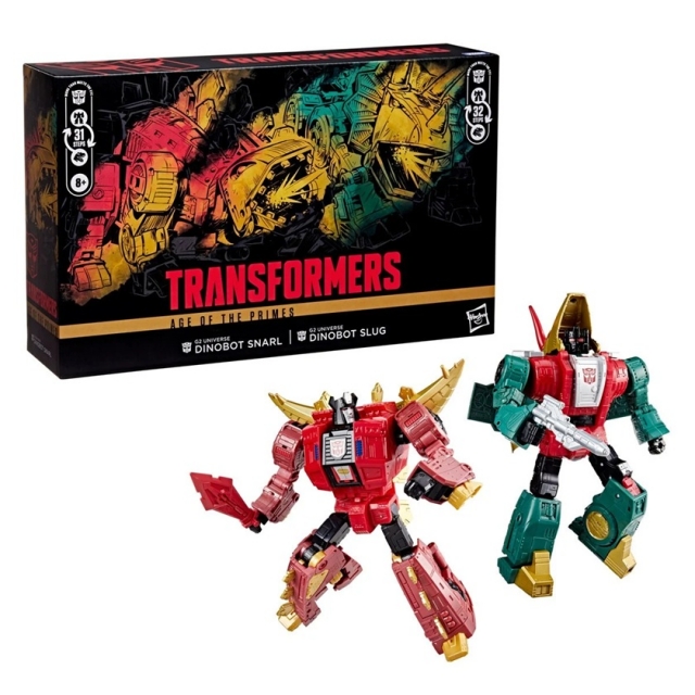 G2 Universe Dinobot Snarl and Dinobot Slug Set of 2 Leader Class | Transformers: Age of the Primes | Hasbro, Takara Tomy