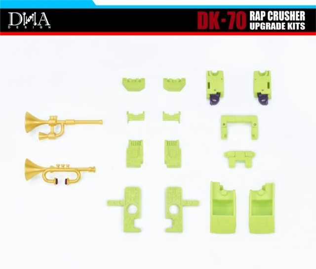 DK-70 Upgrade Kit for Transformers Studio Series Bonecrusher and Scrapper | DNA Design