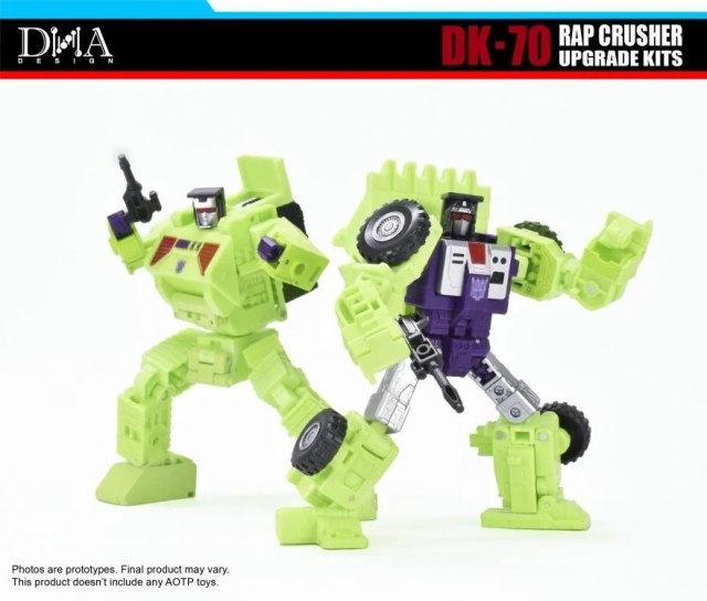 DK-70 Upgrade Kit for Transformers Studio Series Bonecrusher and Scrapper | DNA Design
