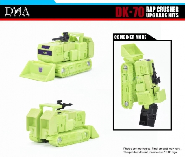 DK-70 Upgrade Kit for Transformers Studio Series Bonecrusher and Scrapper | DNA Design