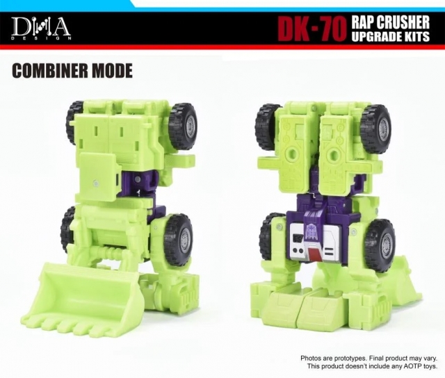 DK-70 Upgrade Kit for Transformers Studio Series Bonecrusher and Scrapper | DNA Design