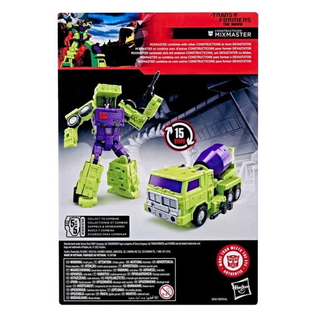 86 Constructicon Mixmaster Voyager Class | Transformers Studio Series | Transformers: The Movie 86