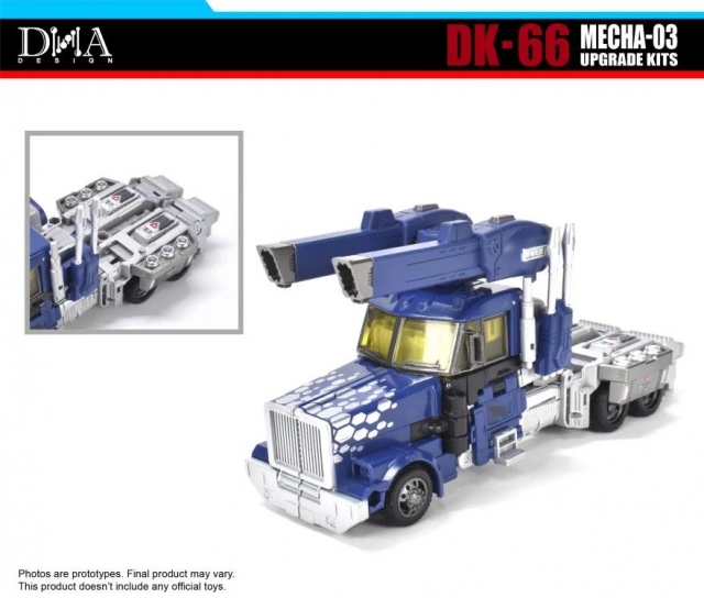DK-66 for Transformers Optimus Prime Type MFS-3 Synergenex Series | DNA Design