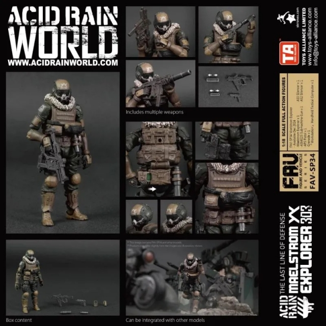 FAV-SP34 Maelstrom Explorer SDCC 2025 Exclusive 1:18 Scale | Acid Rain FAV