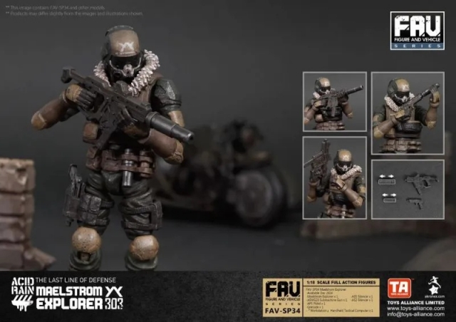 FAV-SP34 Maelstrom Explorer SDCC 2025 Exclusive 1:18 Scale | Acid Rain FAV
