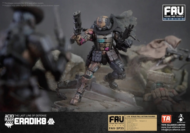 FAV-SP35 Eradik8 SDCC 2025 Exclusive 1:18 Scale | Acid Rain FAV