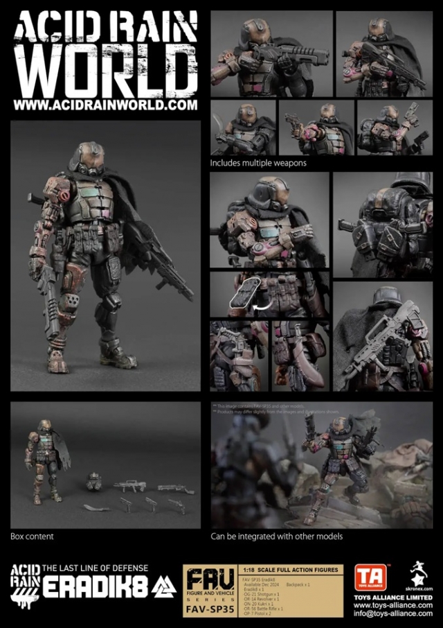 FAV-SP35 Eradik8 SDCC 2025 Exclusive 1:18 Scale | Acid Rain FAV