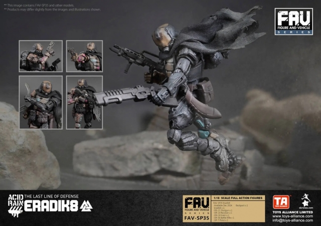 FAV-SP35 Eradik8 SDCC 2025 Exclusive 1:18 Scale | Acid Rain FAV