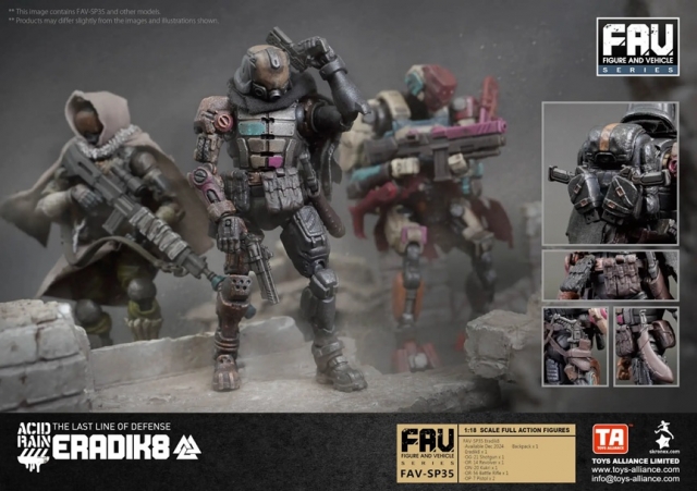 FAV-SP35 Eradik8 SDCC 2025 Exclusive 1:18 Scale | Acid Rain FAV