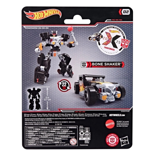 Bone Shaker Deluxe Class | Transformers x Hot Wheels | Transformers Collaborative
