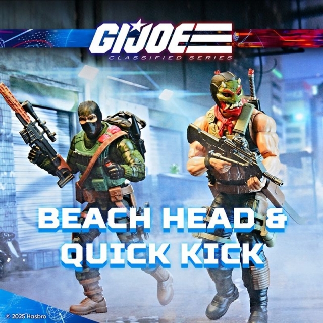 Nightforce Beach Head and Quick Kick Set of 2 6-Inch Scale | G.I. Joe Classified Series