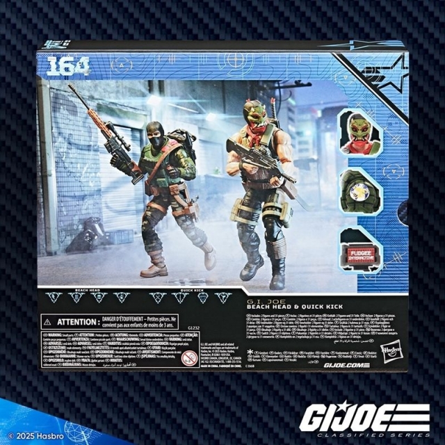 Nightforce Beach Head and Quick Kick Set of 2 6-Inch Scale | G.I. Joe Classified Series