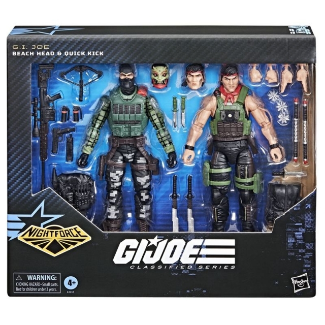 Nightforce Beach Head and Quick Kick Set of 2 6-Inch Scale | G.I. Joe Classified Series
