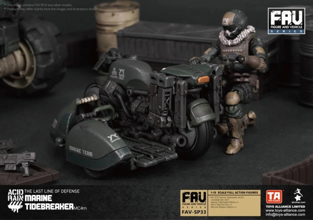 FAV-SP33 Marine Tidebreaker MC4m SDCC 2025 Exclusive 1:18 Scale | Acid Rain FAV