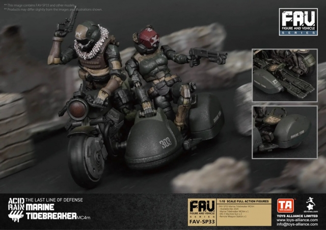 FAV-SP33 Marine Tidebreaker MC4m SDCC 2025 Exclusive 1:18 Scale | Acid Rain FAV