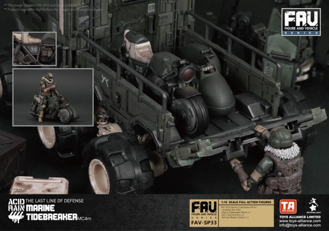 FAV-SP33 Marine Tidebreaker MC4m SDCC 2025 Exclusive 1:18 Scale | Acid Rain FAV