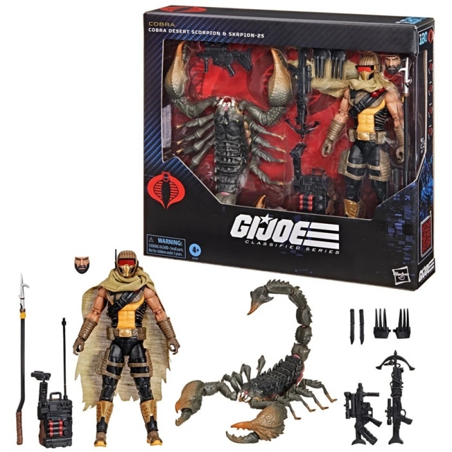 Cobra Desert Scorpion and SKRP10N-25 6-Inch Scale | G.I. Joe Classified Series #180
