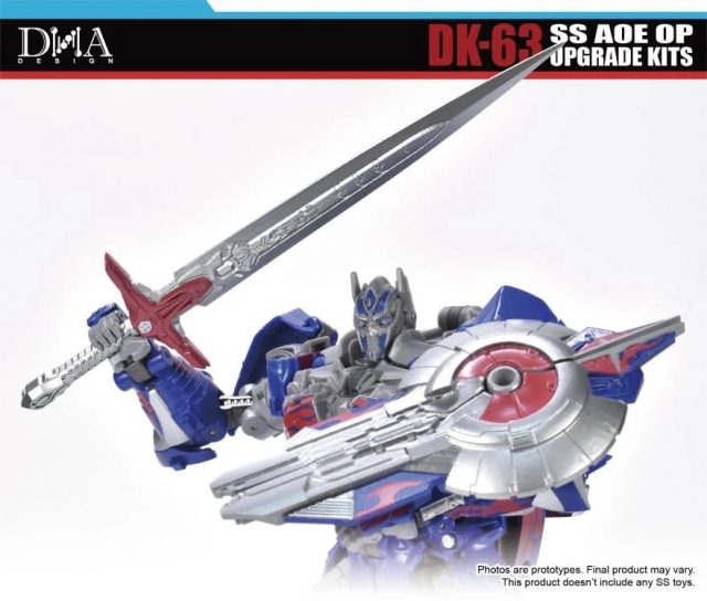 DK-63 Upgrade Kit with Bonus for Transformers: AOE SS Leader Class Optimus Prime | DNA Design