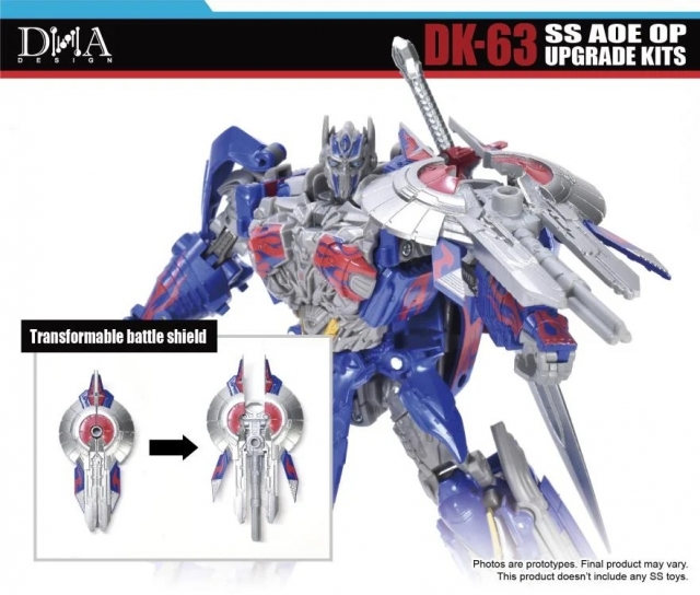 DK-63 Upgrade Kit with Bonus for Transformers: AOE SS Leader Class Optimus Prime | DNA Design
