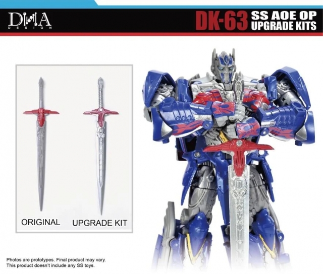 DK-63 Upgrade Kit with Bonus for Transformers: AOE SS Leader Class Optimus Prime | DNA Design