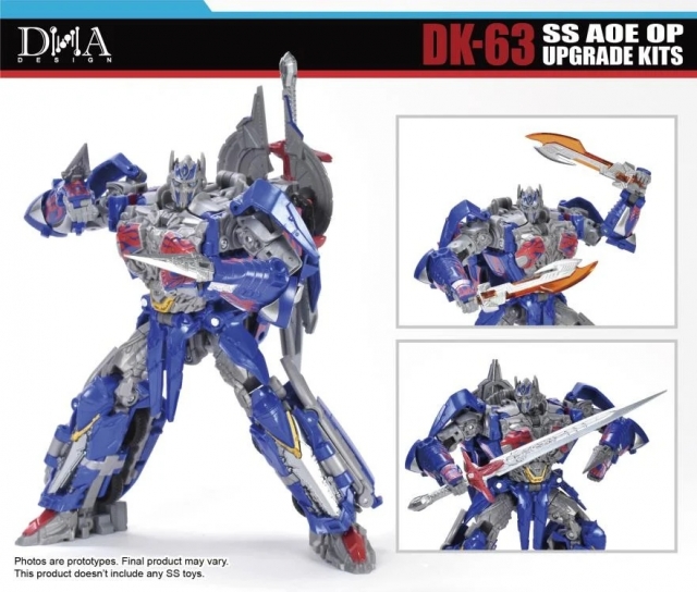 DK-63 Upgrade Kit with Bonus for Transformers: AOE SS Leader Class Optimus Prime | DNA Design