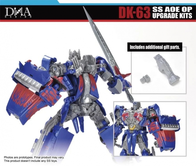 DK-63 Upgrade Kit with Bonus for Transformers: AOE SS Leader Class Optimus Prime | DNA Design