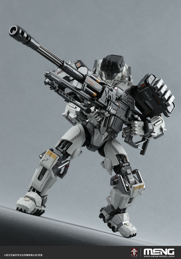 Mecha-010 Incarnation MU-2 Heavy Stereoscopic Sniper 1/9 Scale Model Kit | Ling Cage: INCARNATION | MENG