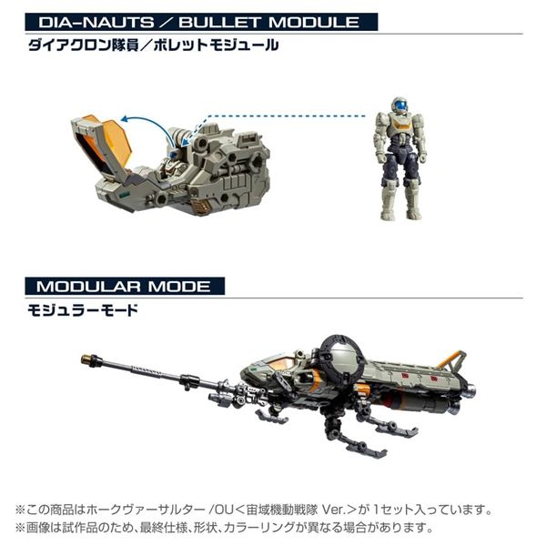 TM-37 Tactical Mover Hawk Versaulter / OU (Cosmo Squadron Version) | Diaclone Reboot