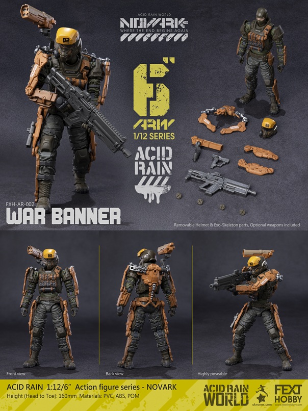 FXH-AR-002 War Banner 1/12 Scale | Acid Rain World: Novark | Fext Hobby