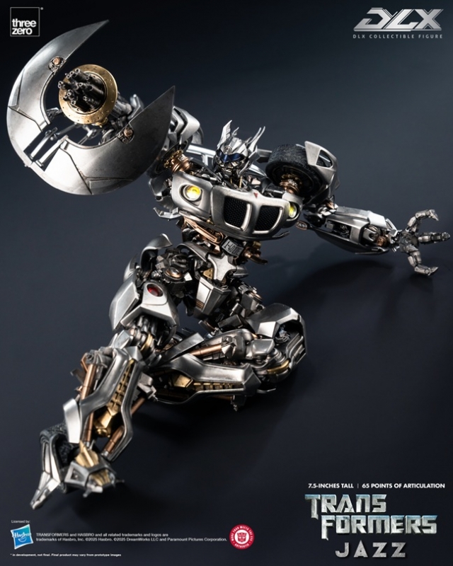 Jazz DLX Collectible Figure (Deluxe Edition) | Transformers: The Movie (2007) | threezero