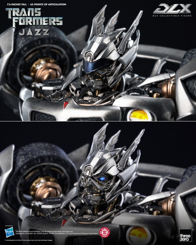 Jazz DLX Collectible Figure (Deluxe Edition) | Transformers: The Movie (2007) | threezero