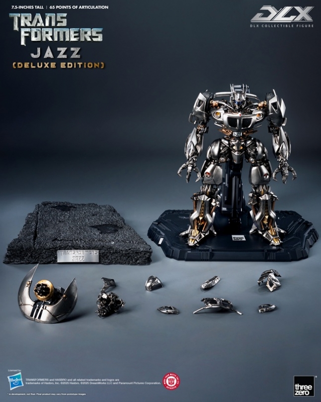 Jazz DLX Collectible Figure (Deluxe Edition) | Transformers: The Movie (2007) | threezero