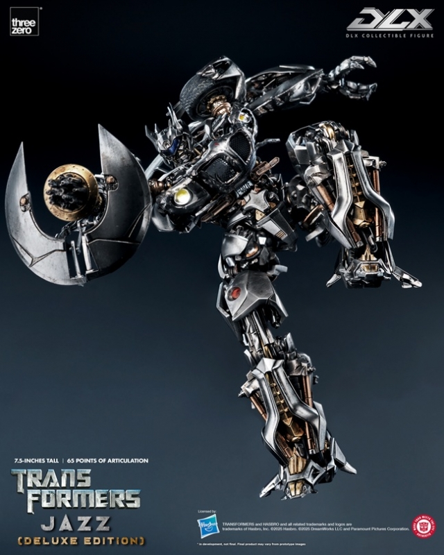 Jazz DLX Collectible Figure (Deluxe Edition) | Transformers: The Movie (2007) | threezero