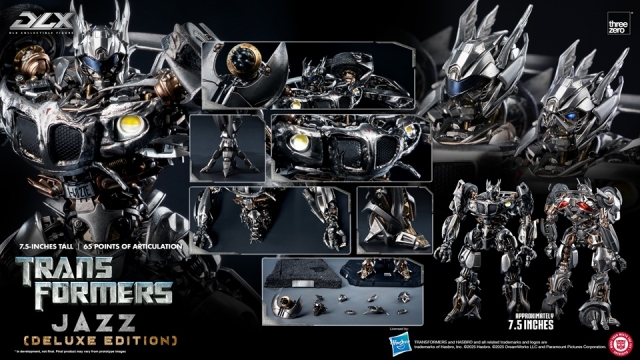 Jazz DLX Collectible Figure (Deluxe Edition) | Transformers: The Movie (2007) | threezero