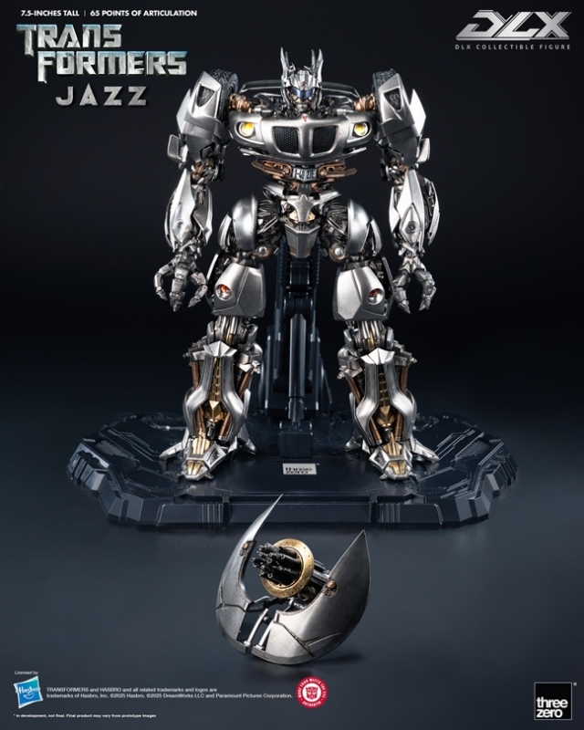 Jazz DLX Collectible Figure | Transformers: The Movie (2007) | threezero