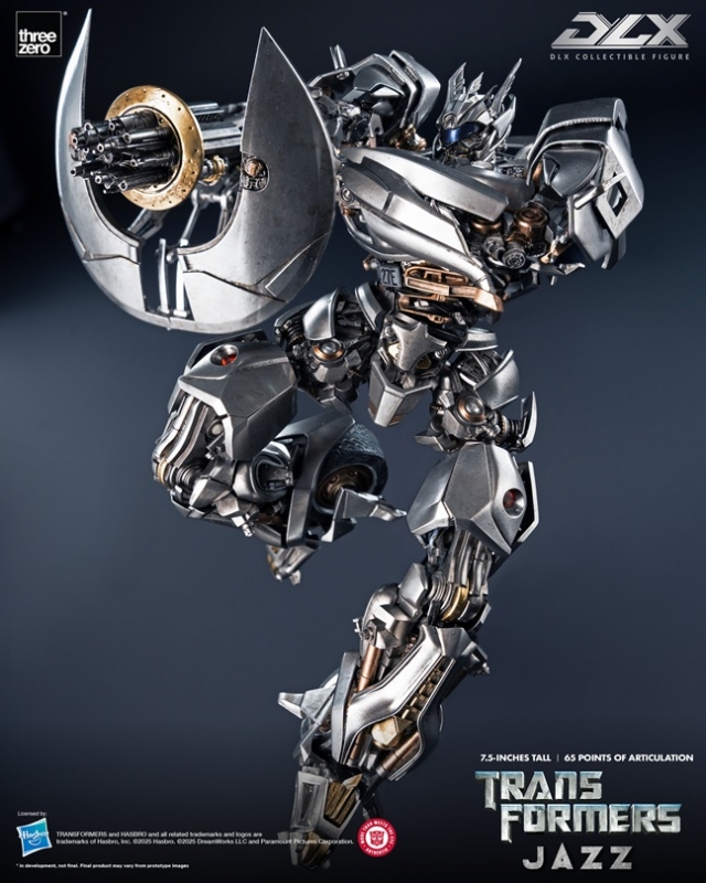 Jazz DLX Collectible Figure | Transformers: The Movie (2007) | threezero