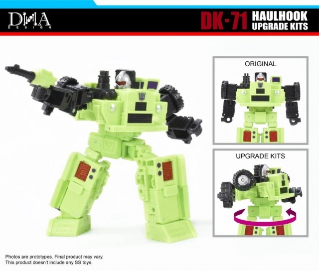 DK-71 Upgrade Kit for Transformers Studio Series Long Haul and Hook | DNA Design