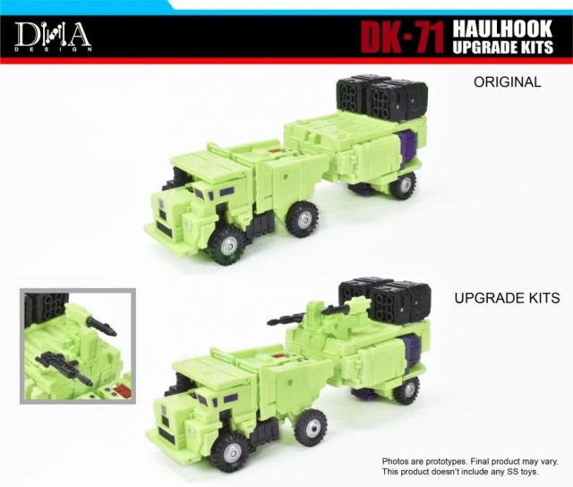 DK-71 Upgrade Kit for Transformers Studio Series Long Haul and Hook | DNA Design