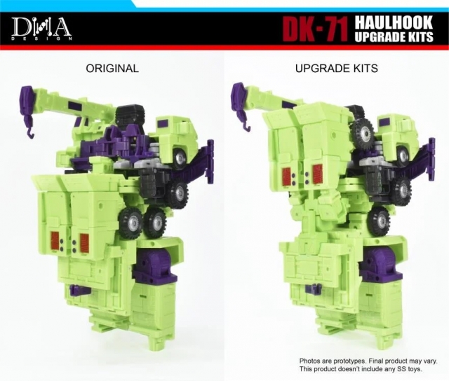 DK-71 Upgrade Kit for Transformers Studio Series Long Haul and Hook | DNA Design