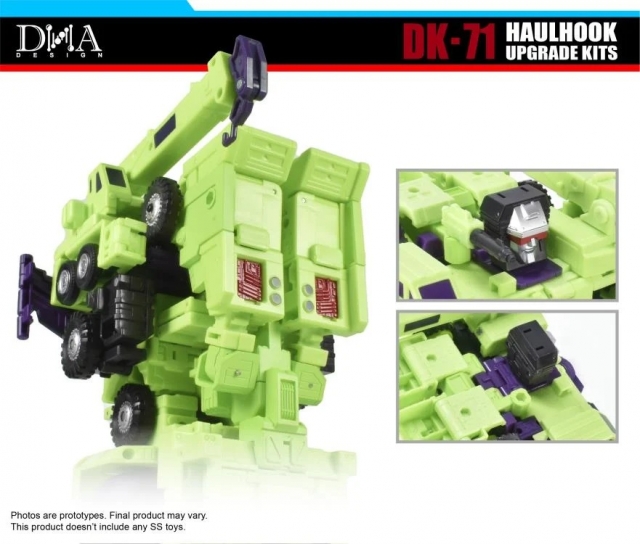 DK-71 Upgrade Kit for Transformers Studio Series Long Haul and Hook | DNA Design